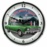 GMRE1005250 1970 Monte Carlo Green clock - Made in USA