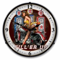 SM1108326 Fill er Up clock - Made in USA