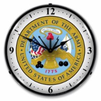 1109342 US Army Seal clock - Made in USA