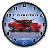 GMRE1108336 Camaro G5 Red Jewel clock - Made in USA