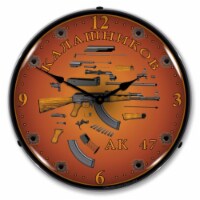 RE1207383 AK 47 clock - Made in USA