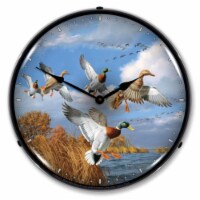 WWDM1208393 Mallards clock - Made in USA