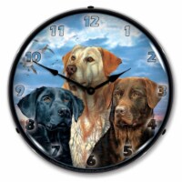 WWSS1208392 Labrador Retriever clock - Made in USA