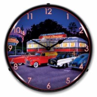 MGL1209404 Red Arrow Dinner clock - Made in USA