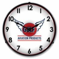 GO1303426 Gulf Avaition clock - Made in USA