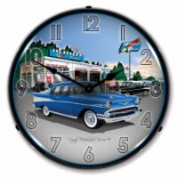 GMRE1408527 1957 Bel Air Rocket Gas clock - Made in USA