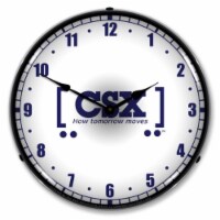BOR1408539 CSX Railroad How Tomorrow Moves clock - Made in USA