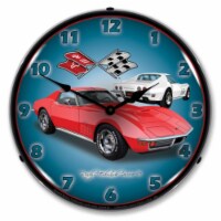 GMRE1408543 1971 Corvette Stingray  Red clock - Made in USA