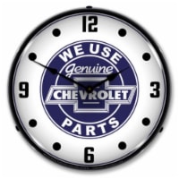 GM1411561 We Use Chevrolet Parts clock - Made in USA