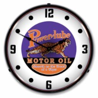 1502584 Powerlube Motor Oil clock - Made in USA