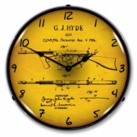 RE1507611 Thompson Sub Machine Gun Patent clock - Made in USA