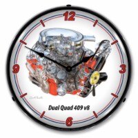 GMDK1604644 Dual Quad 409 v8 clock - Made in USA
