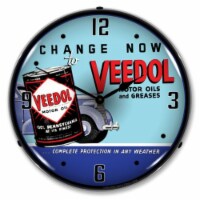 1612692 Veedol Oil and Grease clock - Made in USA