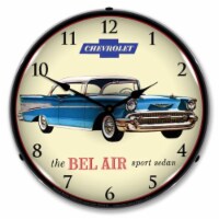 GM1701704 1957 Chevrolet Bel Air Nomad clock - Made in USA