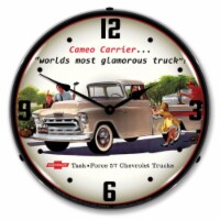 GM1801825 1957 Chevrolet Cameo Truck clock - Made in USA