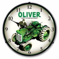 1802843 Oliver Super 55 Farm Tractor clock - Made in USA