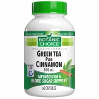 Botanic Choice Green Tea Plus Cinnamon Metabolism Herbal Supplement