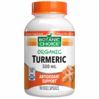Botanic Choice Organic Turmeric 500 mg Herbal Supplement