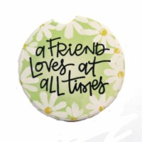 Car Coaster Friends At All Time Coaster Stone Absorbant Daisies 77172