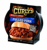 Curly's Bold & Spicy Barbecue Sauce with Pulled Pork Perspective: Main