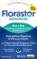 Florastor Pre Daily Probiotic & Fiber Supplement Capsules 250mg