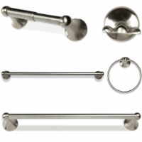 Dorence 5-Piece Satin Nickel Bathroom Hardware Accessory Set