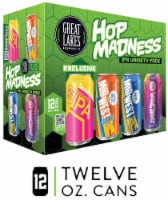 Great Lakes Hop Madness Beer IPA Variety Pack Perspective: Main