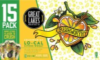 Great Lakes Brewing Co. Crushworthy Lo-Cal Citrus Wheat Ale Craft Beer Cans Perspective: Main