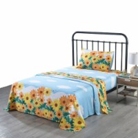 MarCielo Bed Sheet For Kids Cotton Bed Sheet for Girls Teens Children, SH018