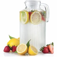 Frigo S/2 63.4Oz.Textured Pitcher With Plastic Lid