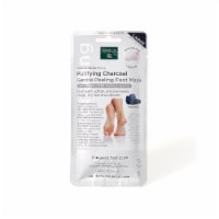 Earth Therapeutics Charcoal Gentle Peeling Foot Mask