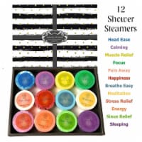 Purelis Shower Steamer Gift Box. 12 Aromatherapy Shower Bomb Tablets