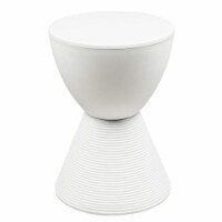LeisureMod Modern Round  Boyd Side Table