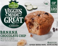 Garden Lites Veggie Made Great Banana Chocolate Chip Zucchini Muffins Perspective: Main