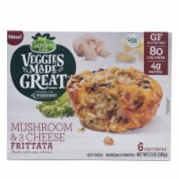 Garden Lites® Veggies Made Great® Mushroom & 3 Cheese Frittatas Perspective: Main