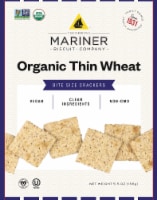Mariner Biscuit Company Organic Thin Wheat Bite Size Crackers Perspective: Main