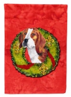 Carolines Treasures SC9101GF Beagle Christmas Wreath Flag Garden Size