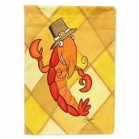 Carolines Treasures LD6160GF 11 x 15 in. Crawfish Thanksgiving Flag Garden Size