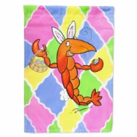 Carolines Treasures LD6167GF 11 x 15 in. Crawfish Easter Bunny Flag Garden Size