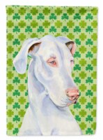 Carolines Treasures LH9176GF Great Dane St. Patrick's Day Shamrock Portrait Gar