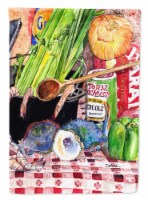 Carolines Treasures 8825-2GF Recipe for Gumbo and Potato Salad Flag Garden Fla
