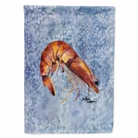 Carolines Treasures 8153CHF Cooked Shrimp Cool Blue Water House Flag