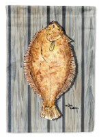 Carolines Treasures 8495CHF Fish Flounder House Flag