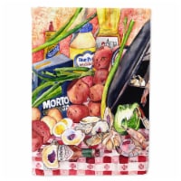 Carolines Treasures 8825-1CHF Recipe for Gumbo and Potato Salad Flag House Fla