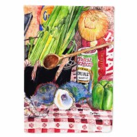 Carolines Treasures 8825-2CHF Recipe for Gumbo and Potato Salad Flag House Fla