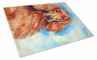 Carolines Treasures 7029LCB Irish Setter Glass Cutting Board Large