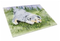 Carolines Treasures  SS8015LCB Australian Shepherd Glass Cutting Board Large
