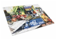 Carolines Treasures  1008LCB Crab in the Middle Glass Cutting Board Large