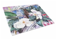 Carolines Treasures 1009LCB Barq's and Magnolia Glass Cutting Board Large