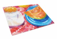 Carolines Treasures 6036LCB A Slice of Cantelope Glass Cutting Board Large